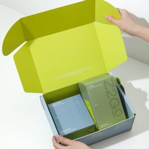yellow mailer box