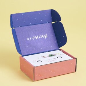 purple mailer box