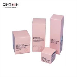 Custom  Skin Care  Folding White Cardboard Paper Boxes